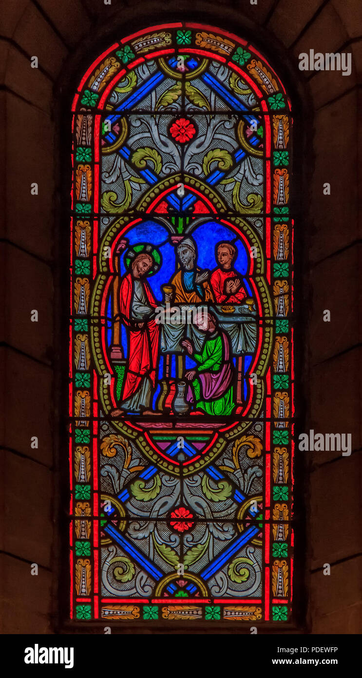Romanesque Cathedrals Stained Glass