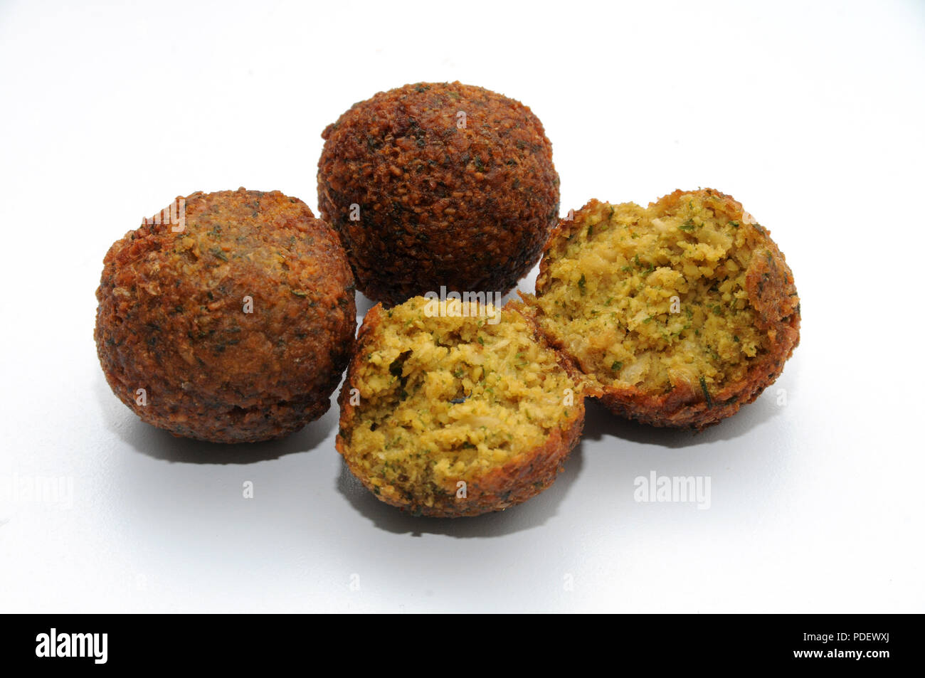Falafel - Middle eastern food , vegetarian food  Concept - healthy eating Stock Photo