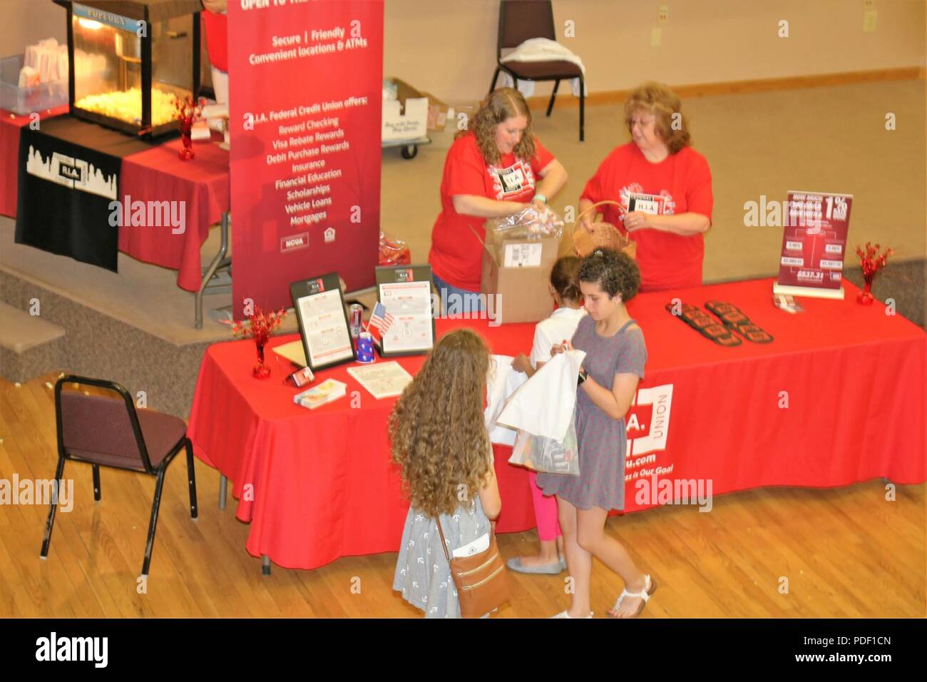 Visitors Stop By Information Areas In Building 905 During