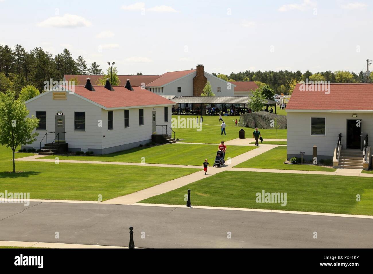 Visitors Stop By The Commemorative Area During The Fort Mccoy