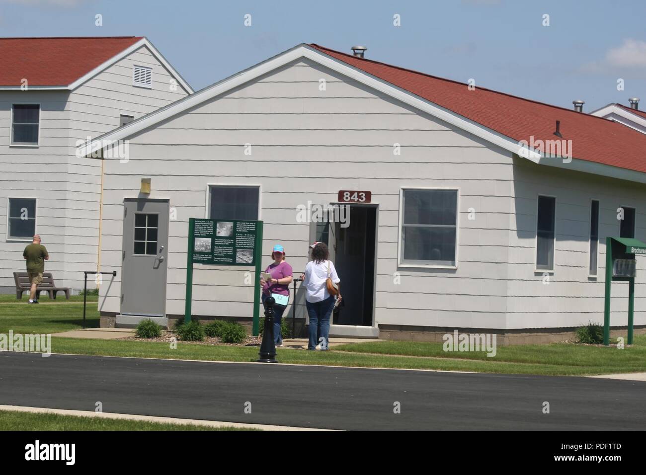 Visitors Stop By The Commemorative Area During The Fort Mccoy