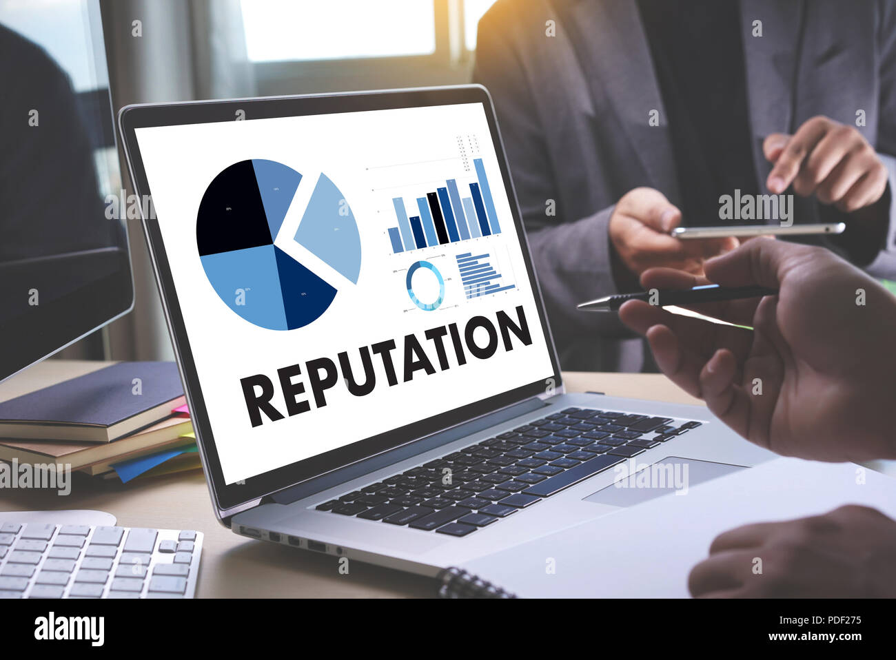 REPUTATION Popular Ranking Honor Reputation management Branding Concept ...