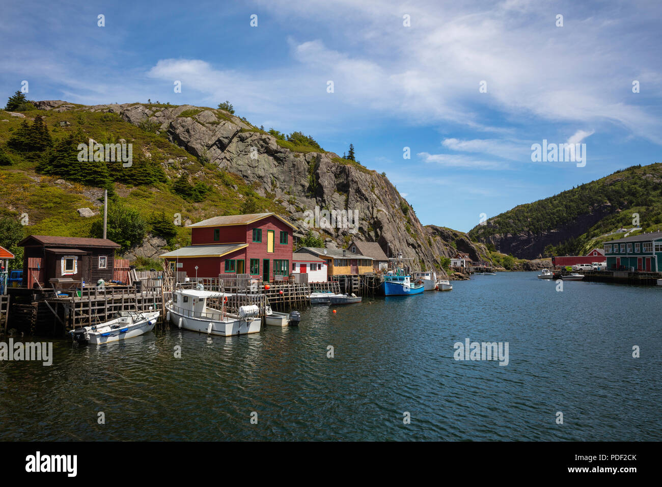 Quidi Vidi Village, St. John's, Newfoundland, Canada Stock Photo - Alamy