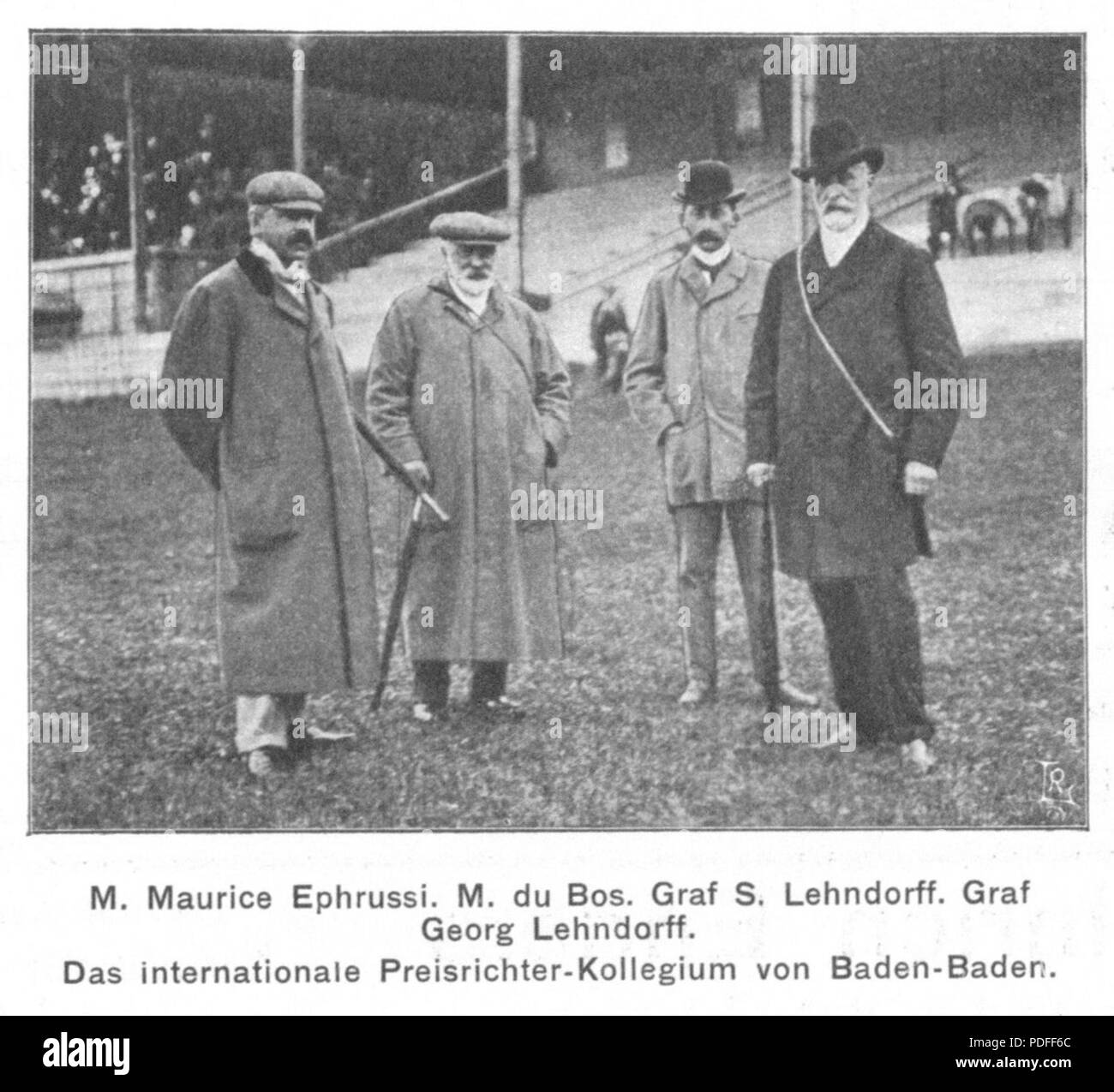 123 Ephrussi duBos Lehndorff 1902 Stock Photo
