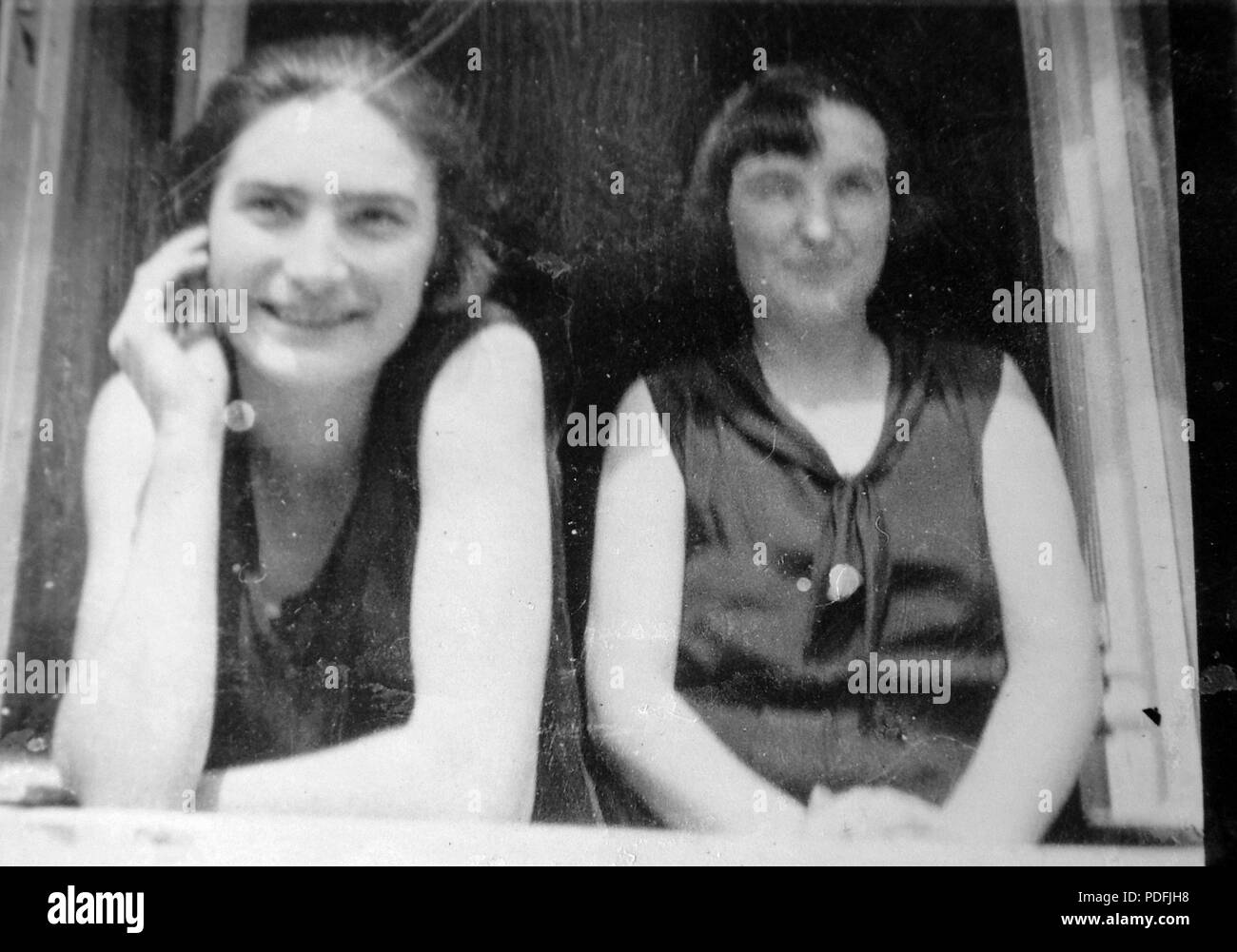 3 Double portrait Fortepan 4478 Stock Photo