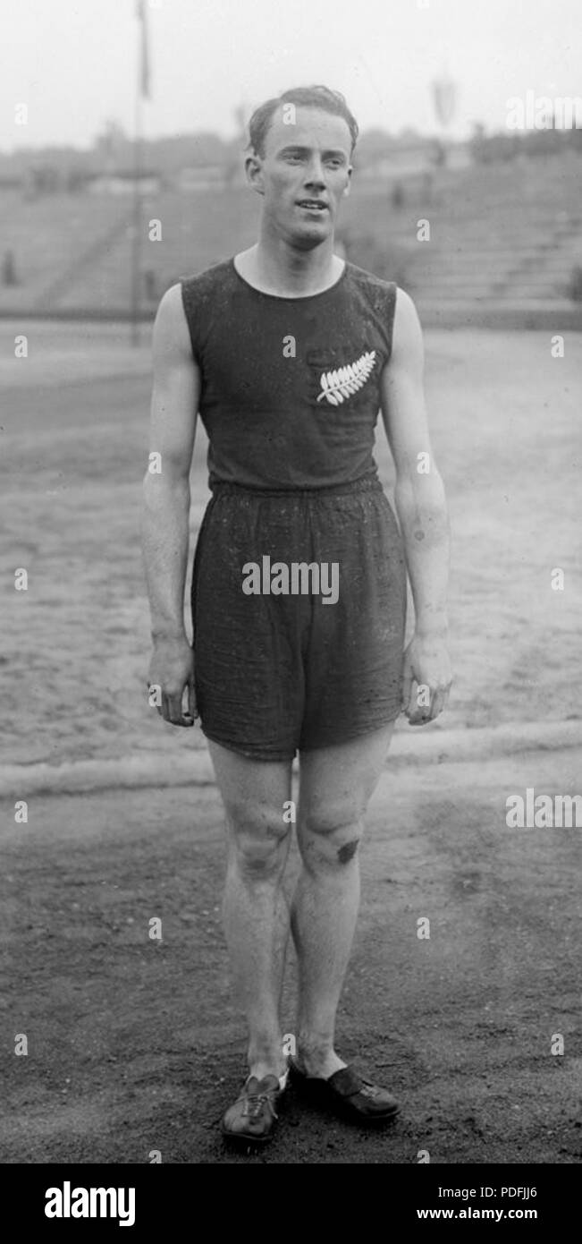 150 Harry Wilson (hurdler) 1919 Stock Photo