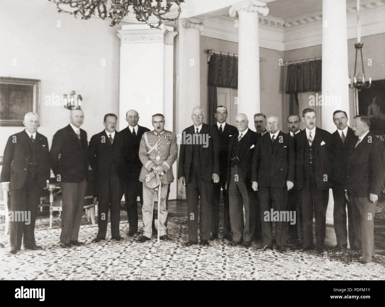 159 II Rząd Piłsudskiego 25.08.1930 Stock Photo