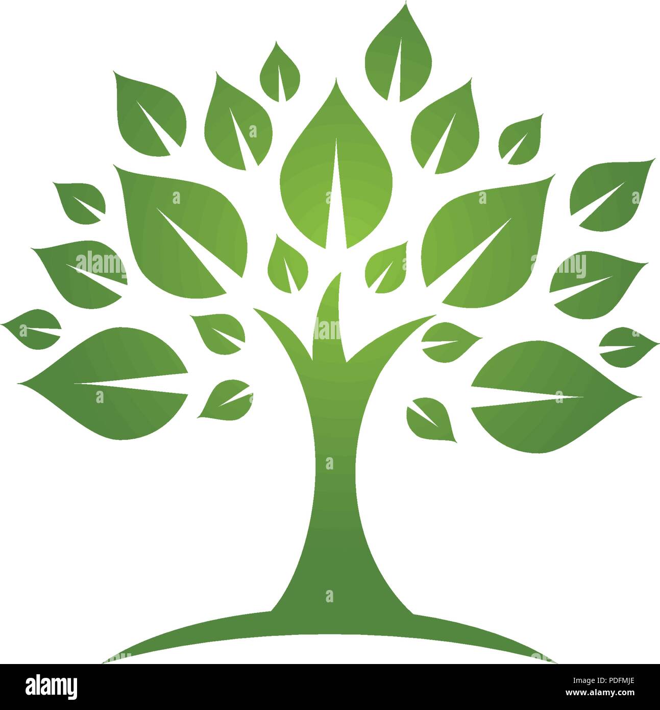Logos of green Tree leaf ecology nature element vector Stock Vector ...