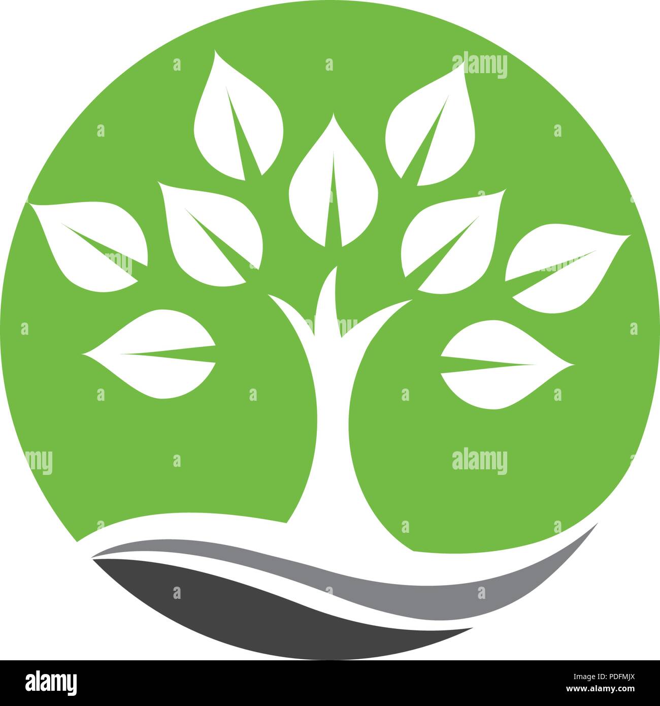 Logos of green Tree leaf ecology nature element vector Stock Vector ...