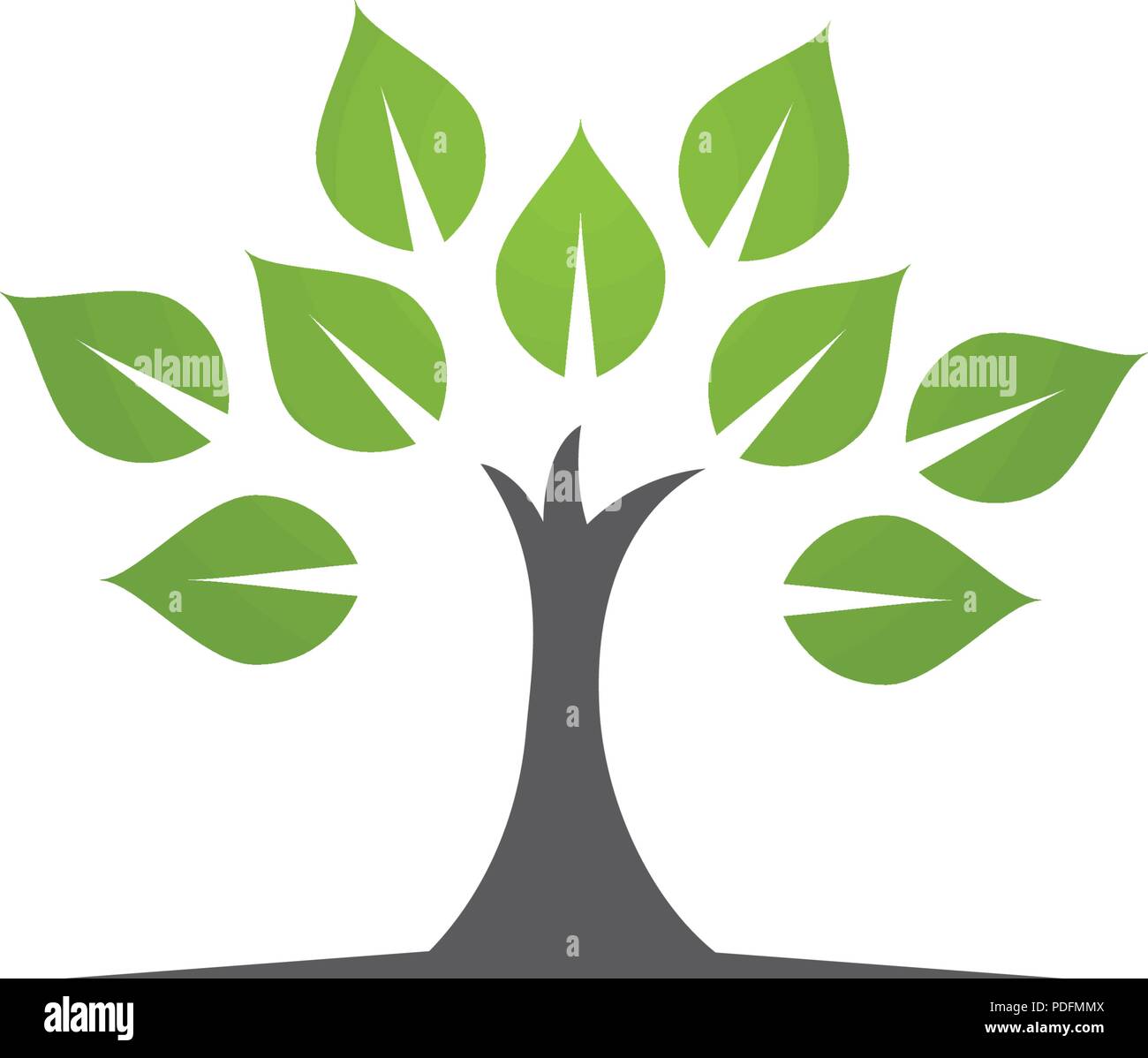 Logos of green Tree leaf ecology nature element vector Stock Vector ...