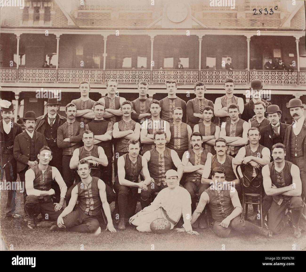 85 Melbourne Football Club 1895 Stock Photo