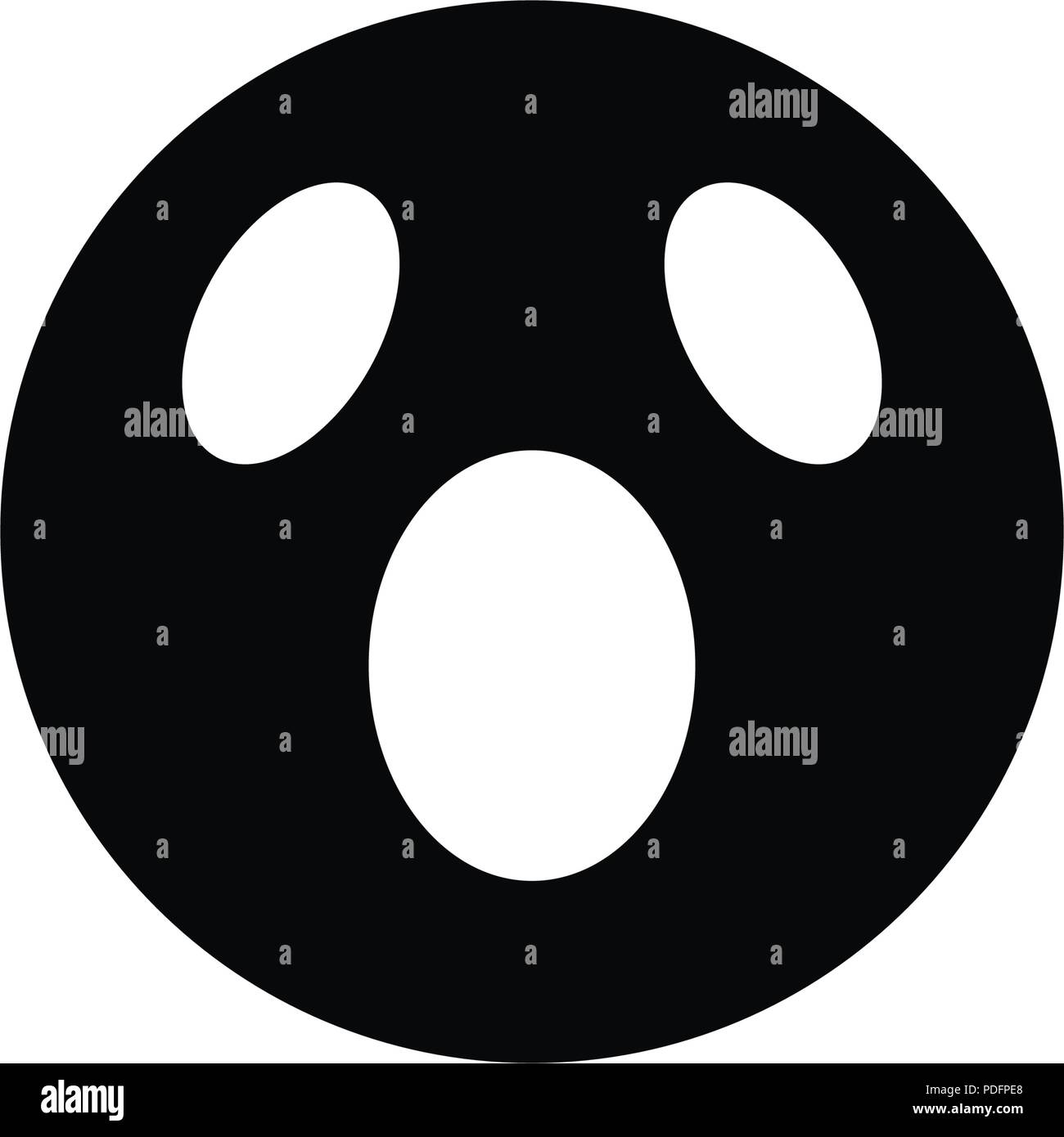 Ghost icons Vector illustration of flat design characters Stock Vector ...