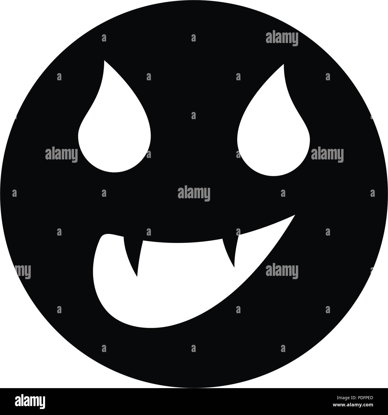 Ghost icons Vector illustration of flat design characters Stock Vector ...