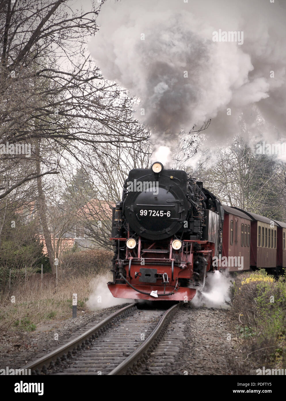 Harzer Schmalspurbahn Stock Photo