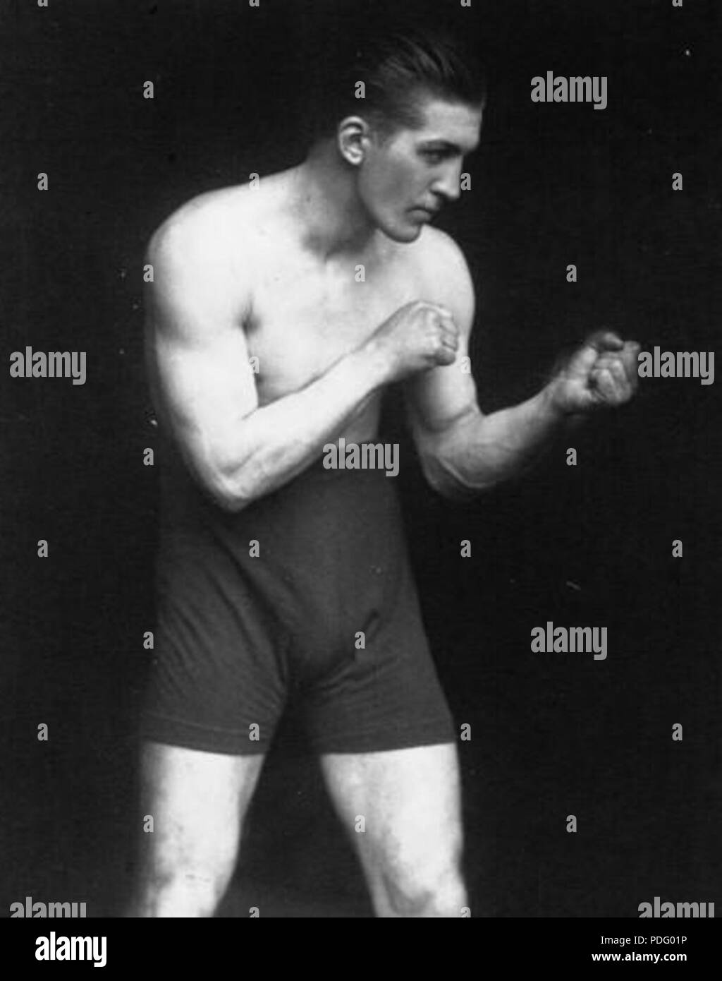140 Georges Carpentier en garde 1922 Stock Photo - Alamy