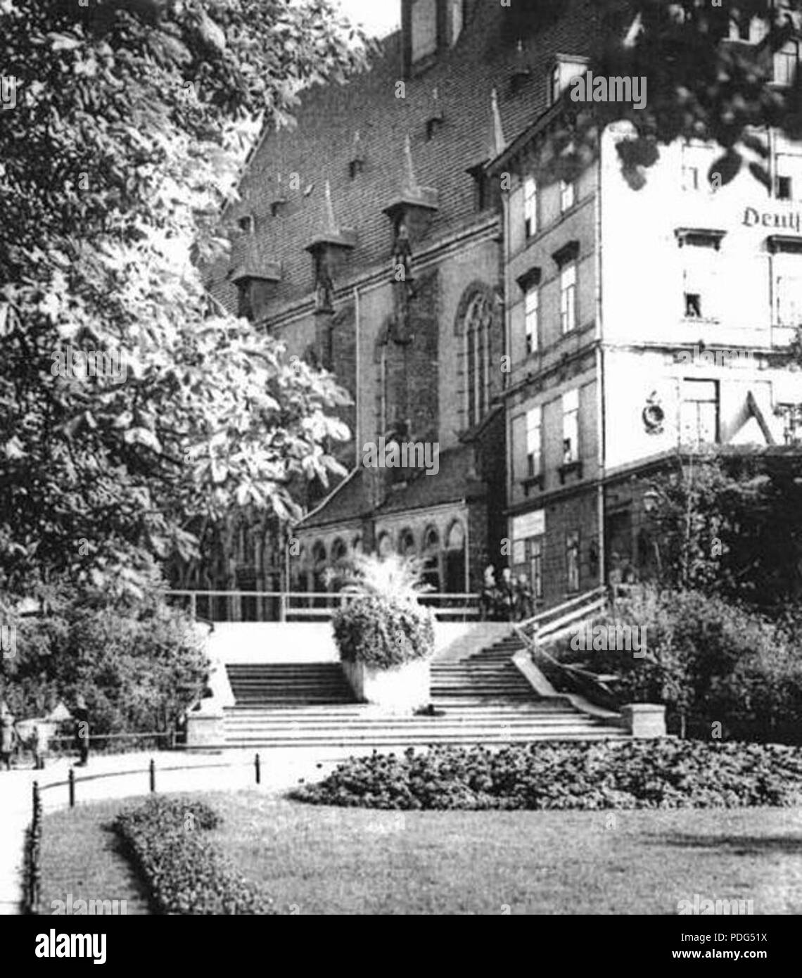182 Klinger-Treppe 1913 Stock Photo