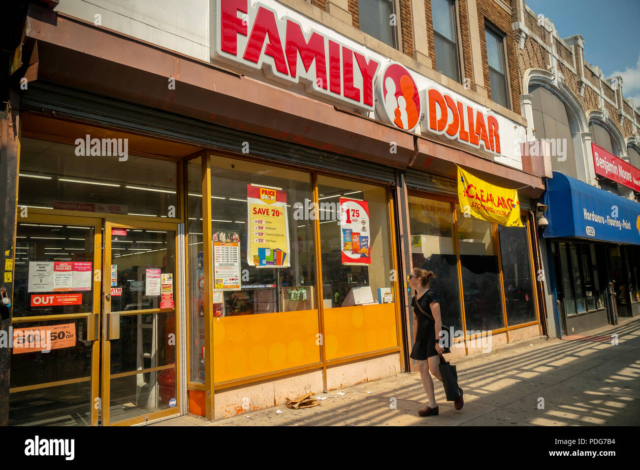 A Family Dollar store in the Bushwick neighborhood of Brooklyn in New
