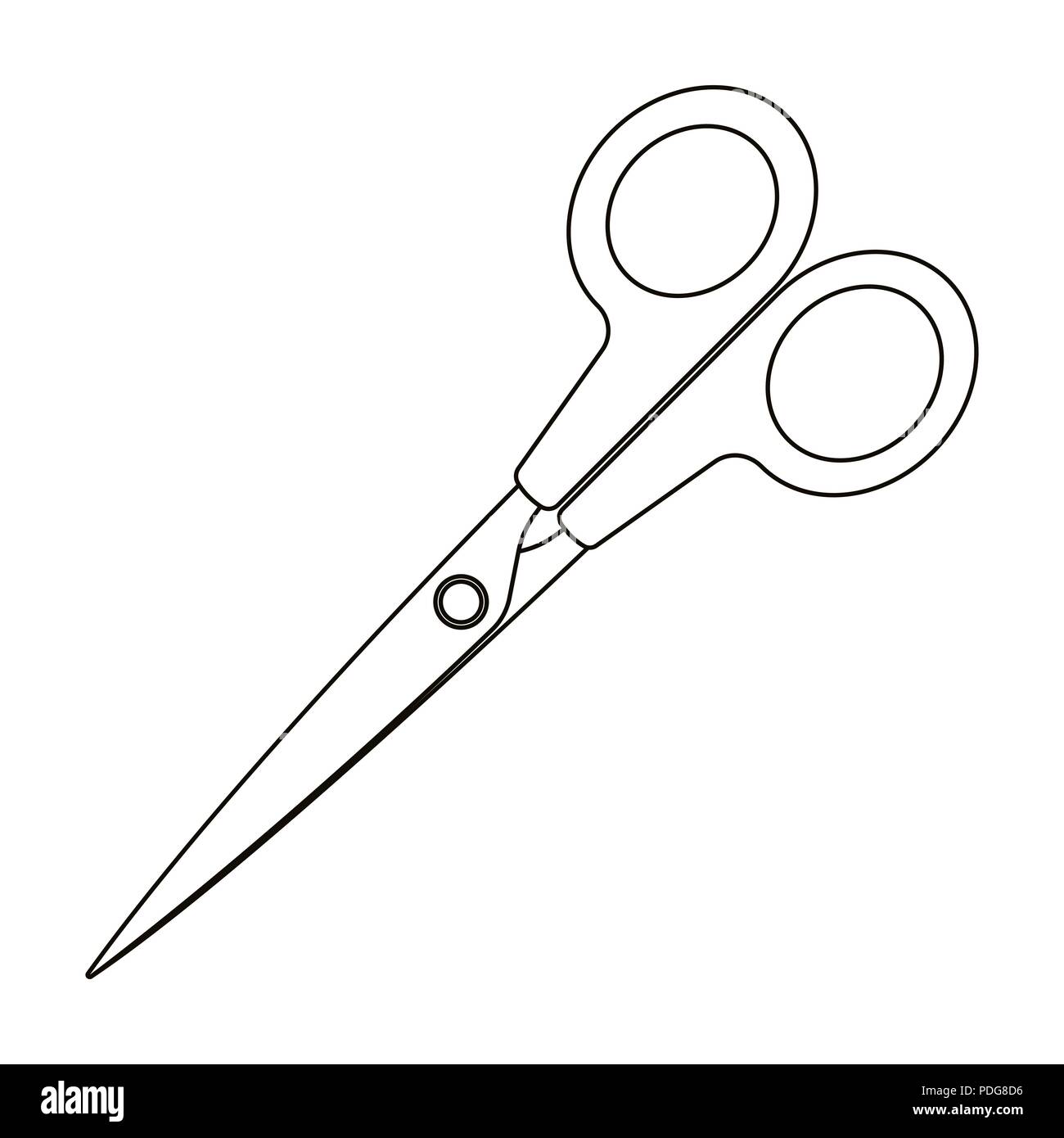 cutting out scissors