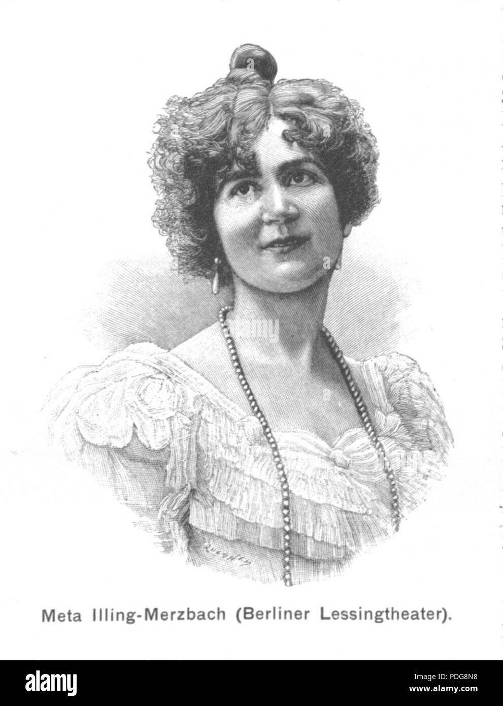 224 Meta Illing Merzbach 1902 Stock Photo