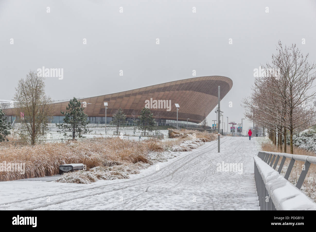 Velodrome,  Queen Elizabeth Olympic Park, London, England, United Kingdom, Europe. December 2017 Stock Photo