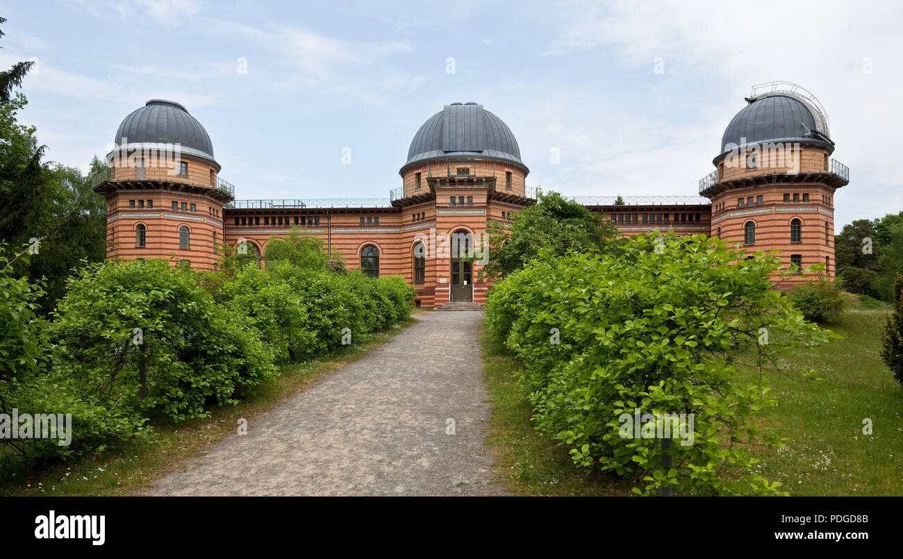 Observatorium 1876-77 von Paul Emanuel Spieker, Ansicht von Süden Stock Photo