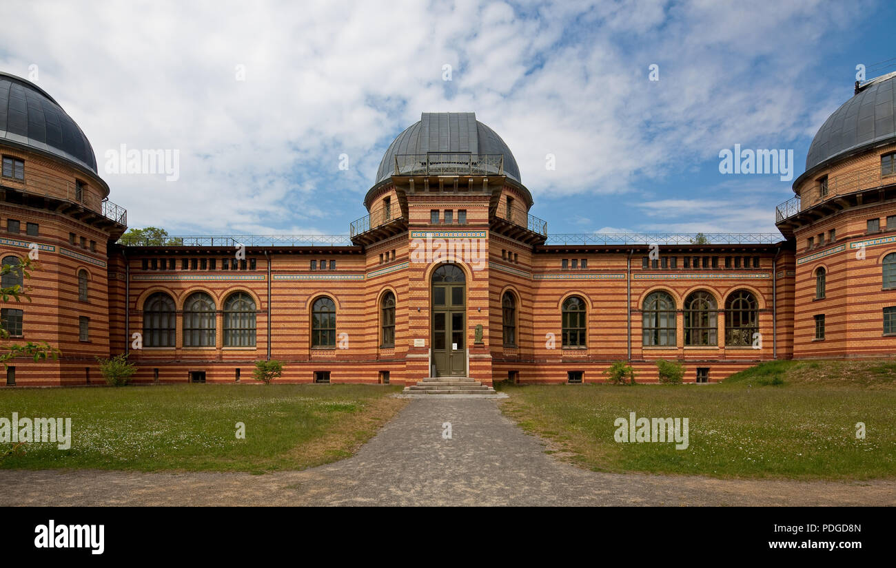 Observatorium 1876-77 von Paul Emanuel Spieker, Ansicht von Süden Stock Photo