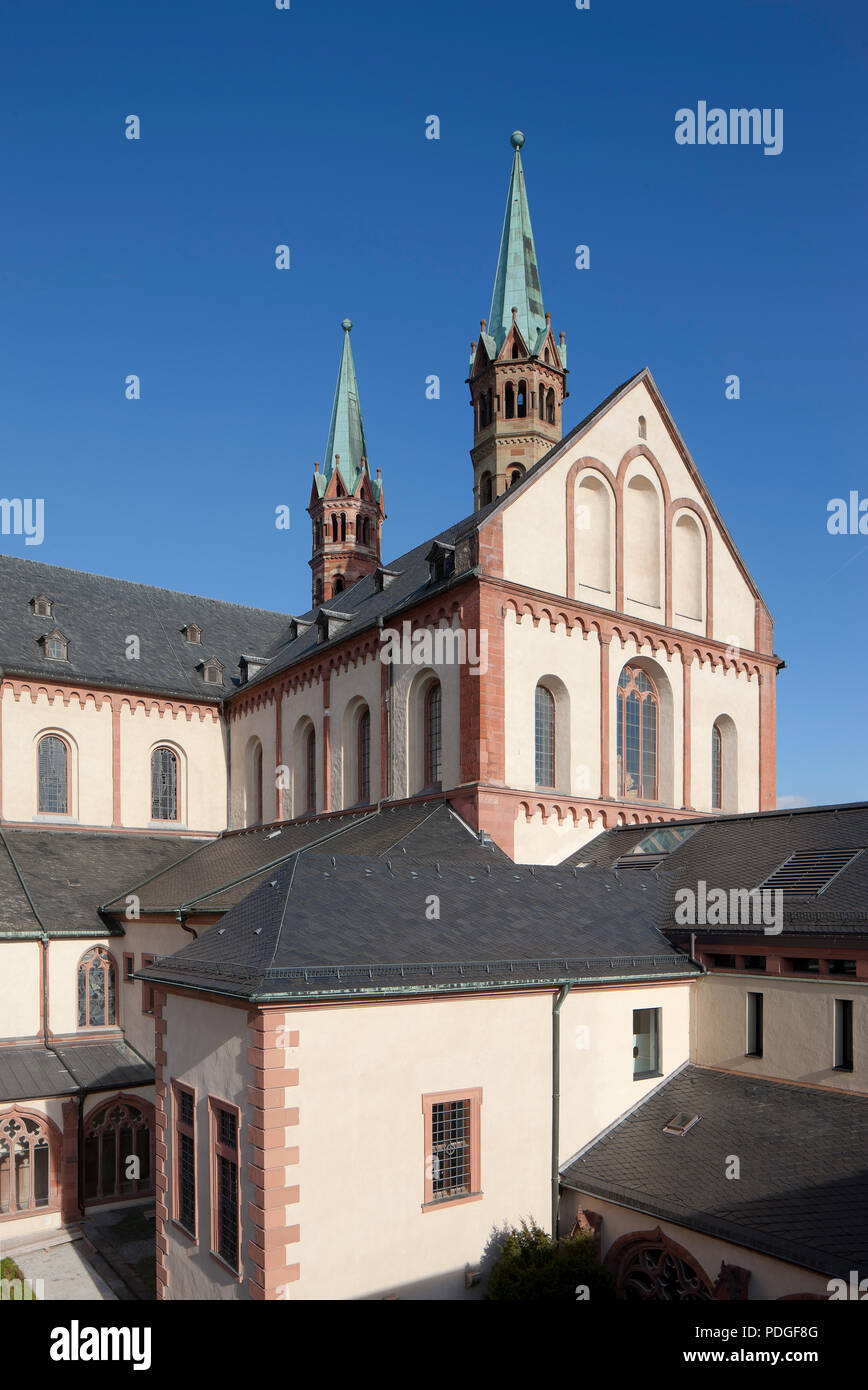 Der Würzburger Dom, Außenansicht Stock Photo