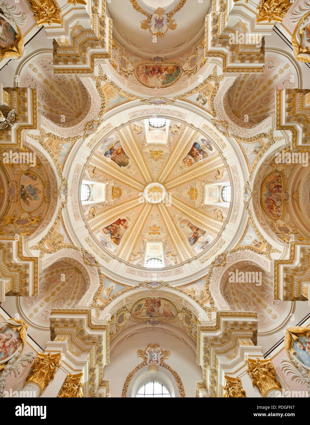 Wallfahrtskirche MariaHilf, Freystadt, Innenraum, Hochbarock, erbaut