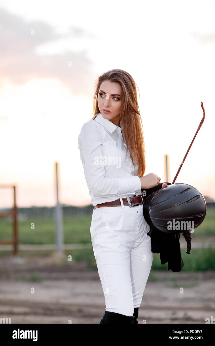 Young Girl With Whip Stock Photos & Young Girl With Whip Stock ...