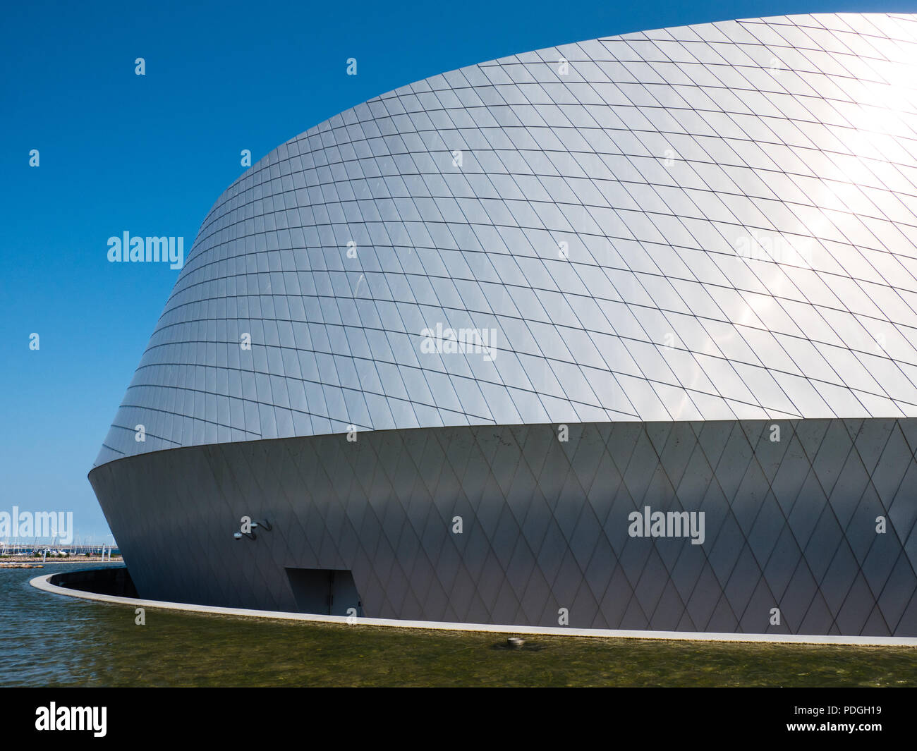 Exterior, National Aquarium Denmark, The Blue Planet, Copenhagen, Zealand, Demark, Europe. Stock Photo
