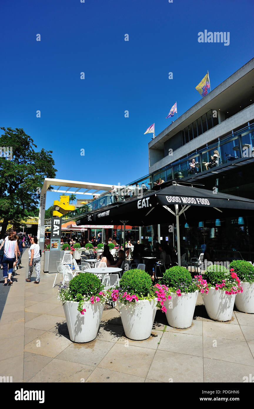 EAT restaurant Southbank, London, England, UK Stock Photo Alamy