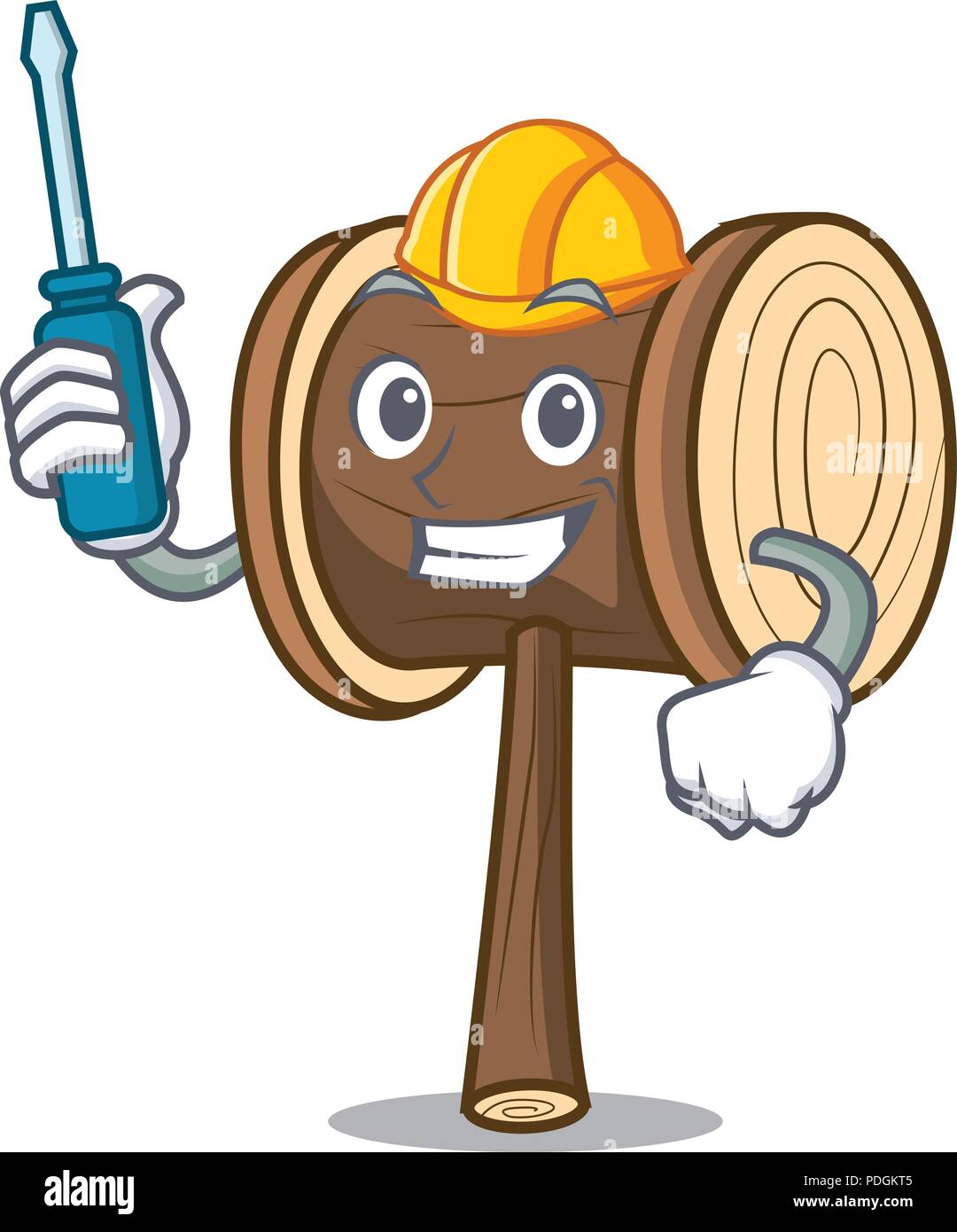 Automotive mallet mascot cartoon style Stock Vector Image & Art Alamy