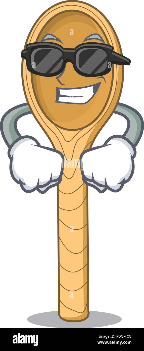Super cool wooden spoon character cartoon Stock Vector Image & Art - Alamy