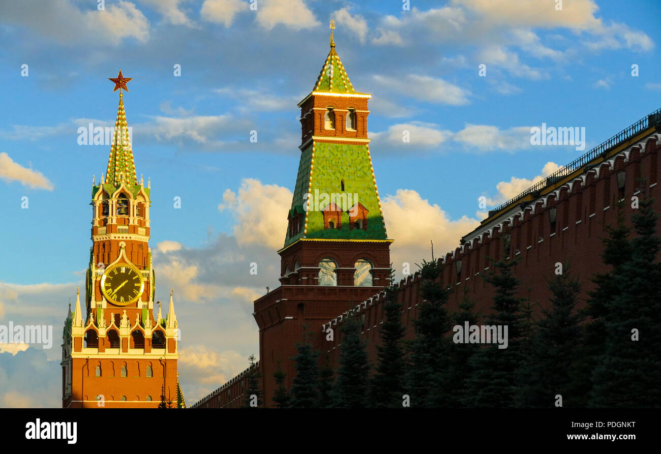 The Kremlin Tower and Stock Photo