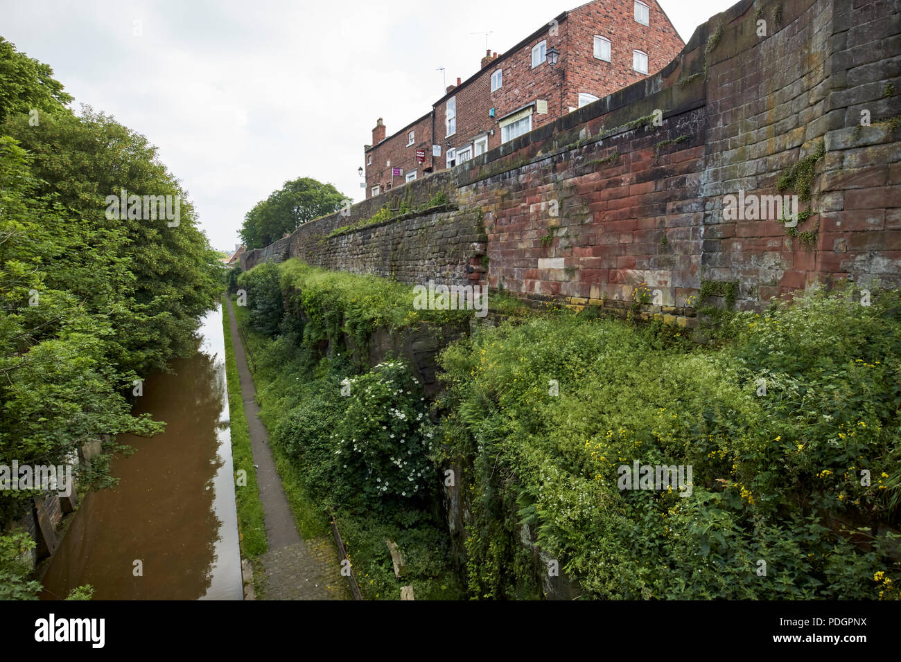 Roman Walls Chester England Roman Walls Chester England