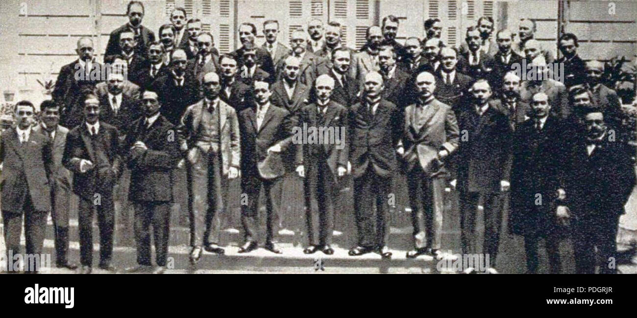 202 Le congrès de la F.I.F.A. en mai 1923 (X Jules Rimet) Stock Photo
