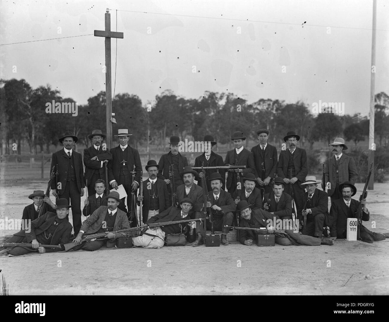 85 Members of Clyde works rifle club (5570145211) Stock Photo