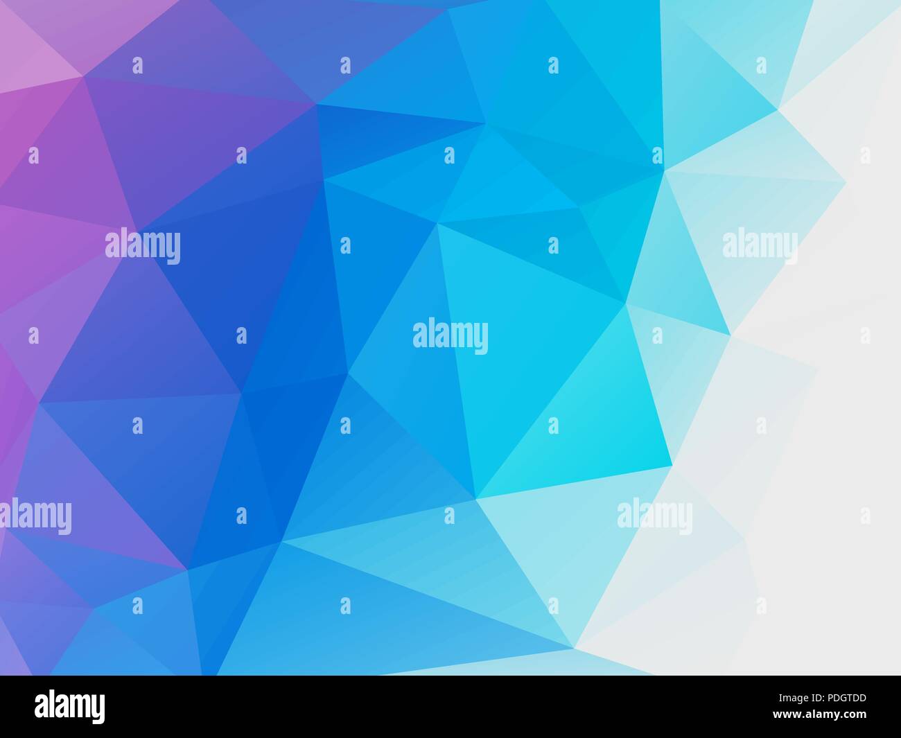 abstract blue purple low poly vector background Stock Vector