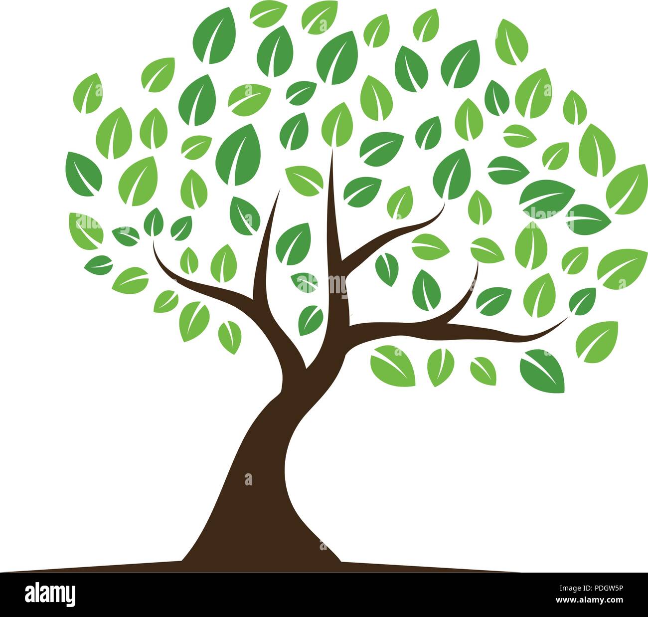Logos of green Tree leaf ecology nature element vector Stock Vector ...