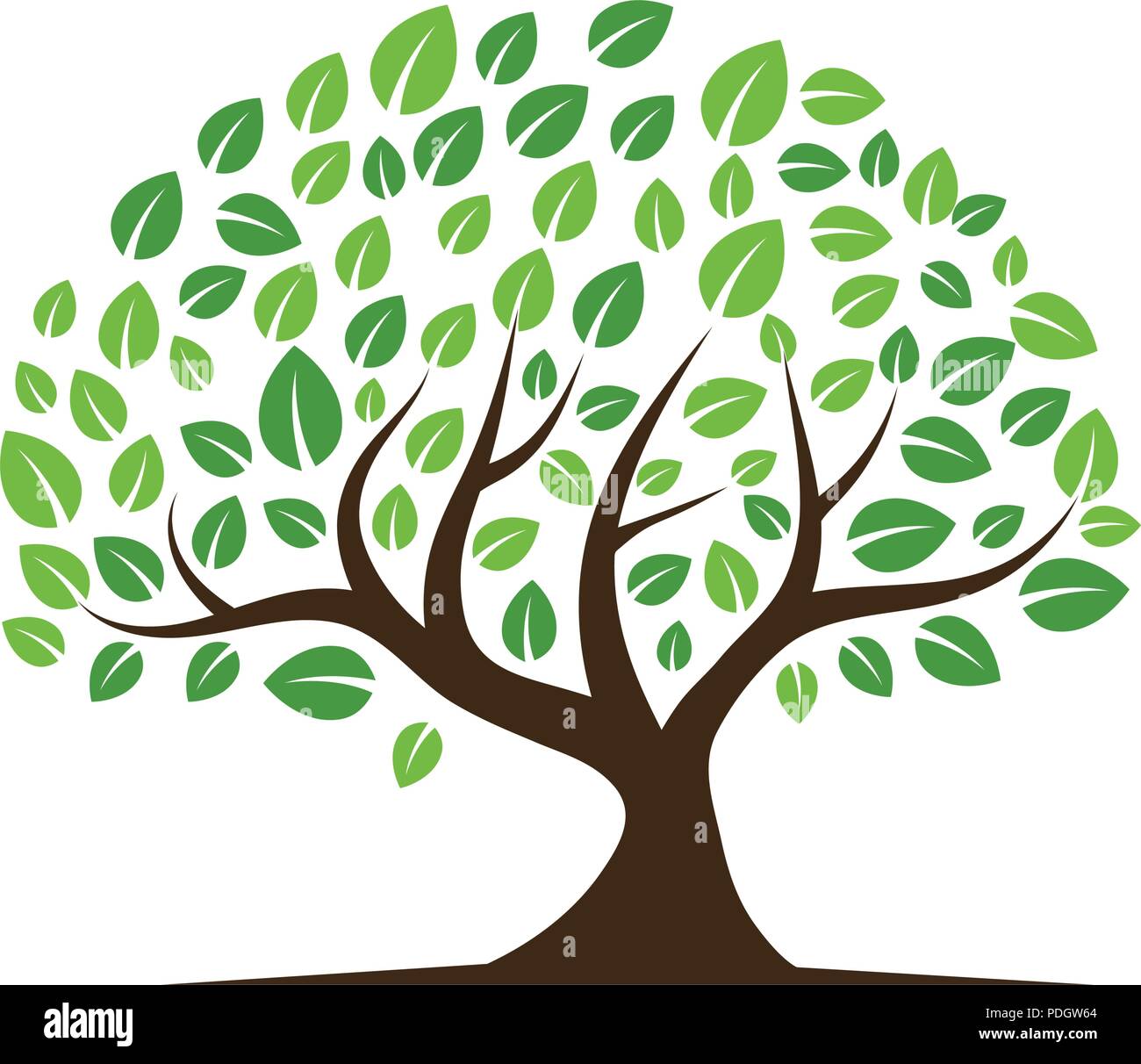 Logos of green Tree leaf ecology nature element vector Stock Vector ...