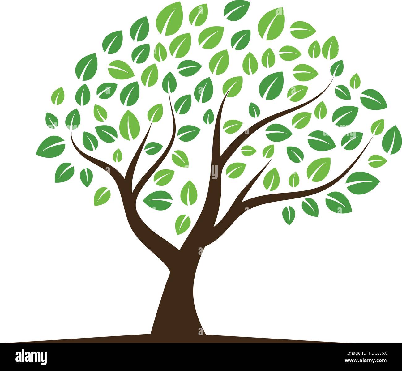 Logos of green Tree leaf ecology nature element vector Stock Vector ...