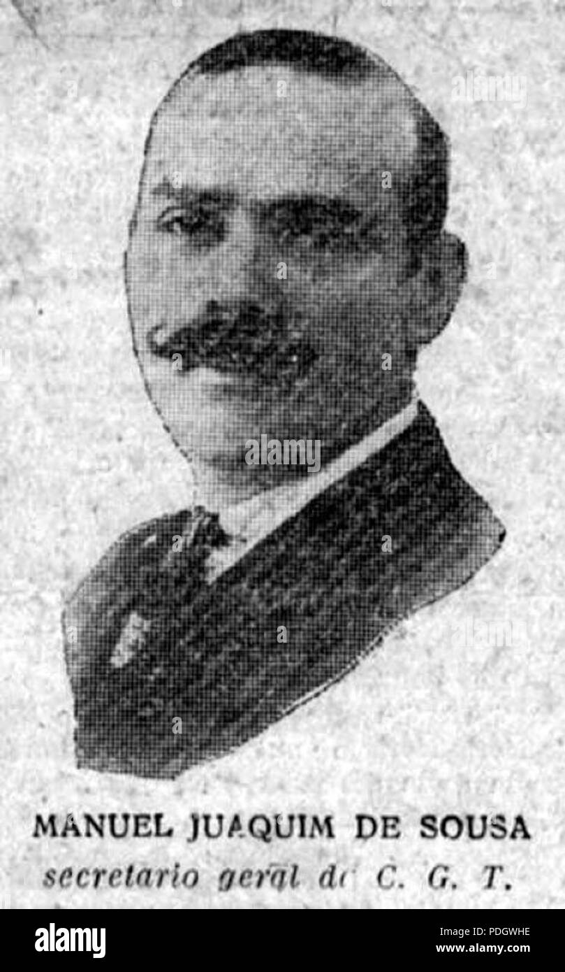 217 Manuel Joaquim de Sousa secretari general de la CGT Stock Photo Alamy