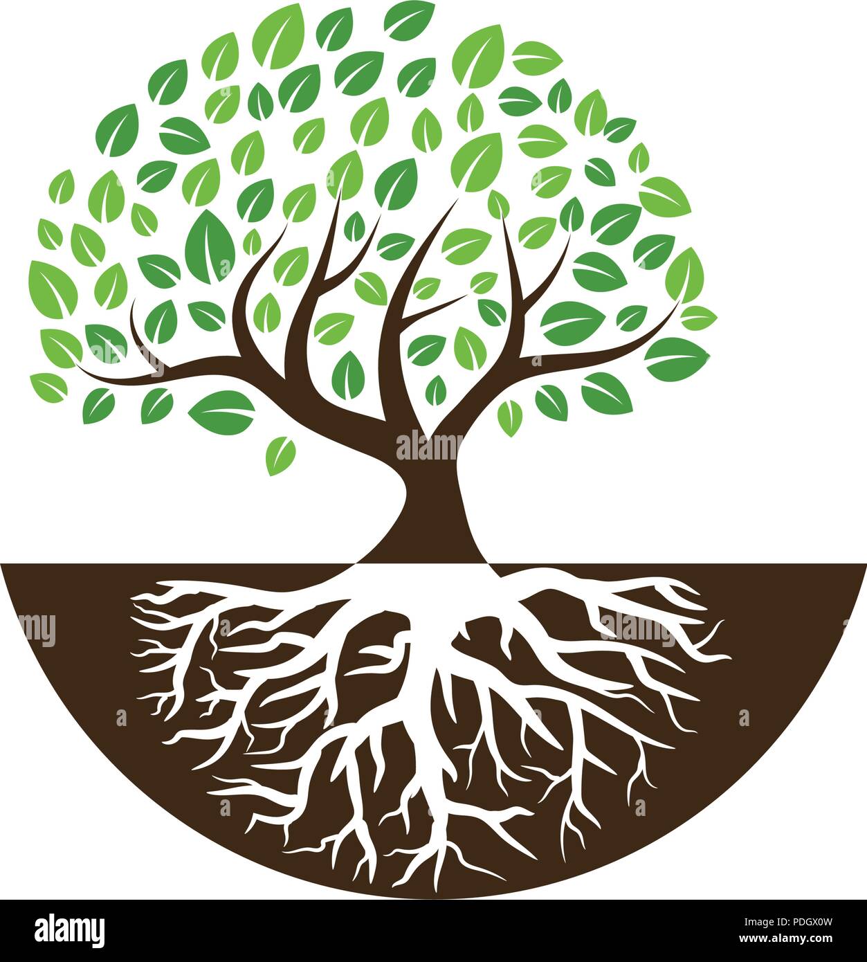Logos of green Tree leaf ecology nature element vector Stock Vector ...