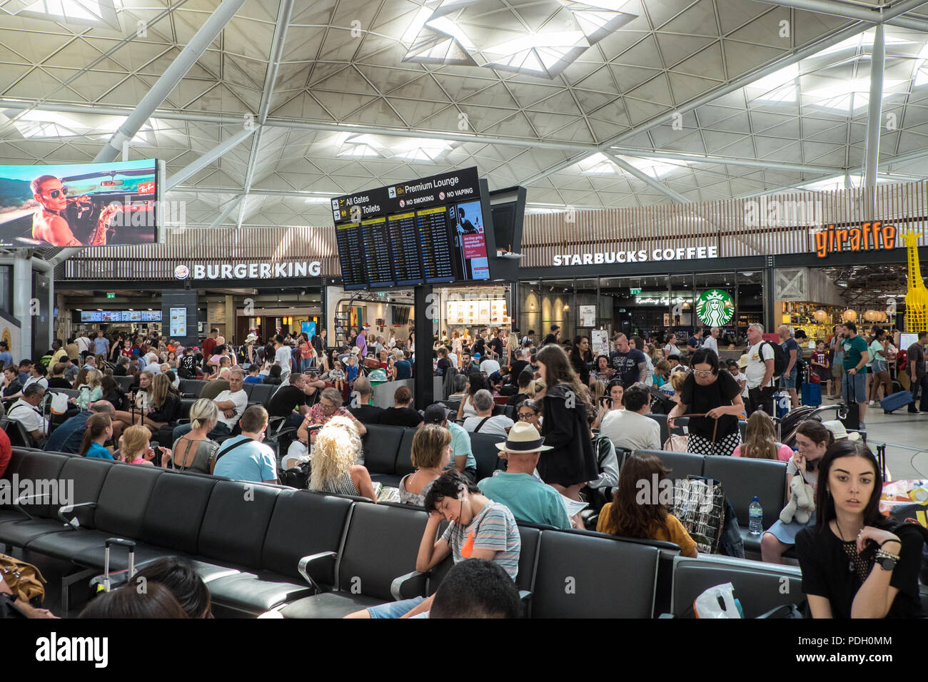 Stansted Airport,Stansted,August,get away,holiday,vacation,busy,crowds