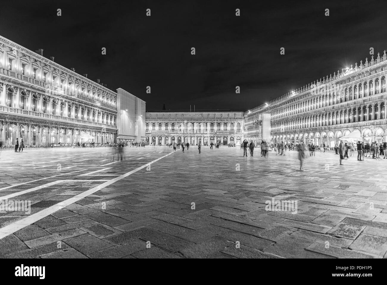 Bell tower night view Black and White Stock Photos & Images - Alamy