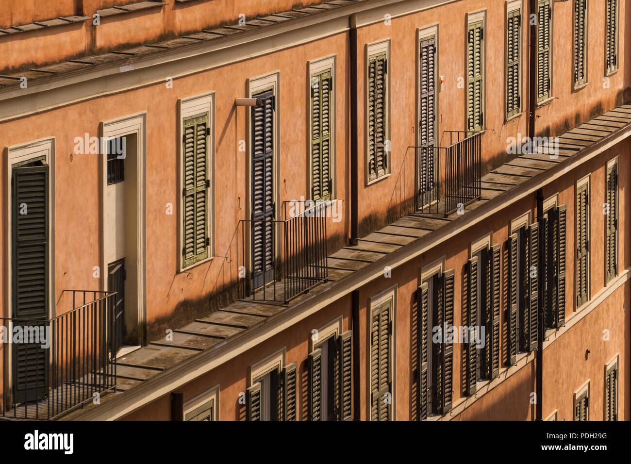 Classic buildings in Rome, Italy. Historic architecture Stock Photo - Alamy