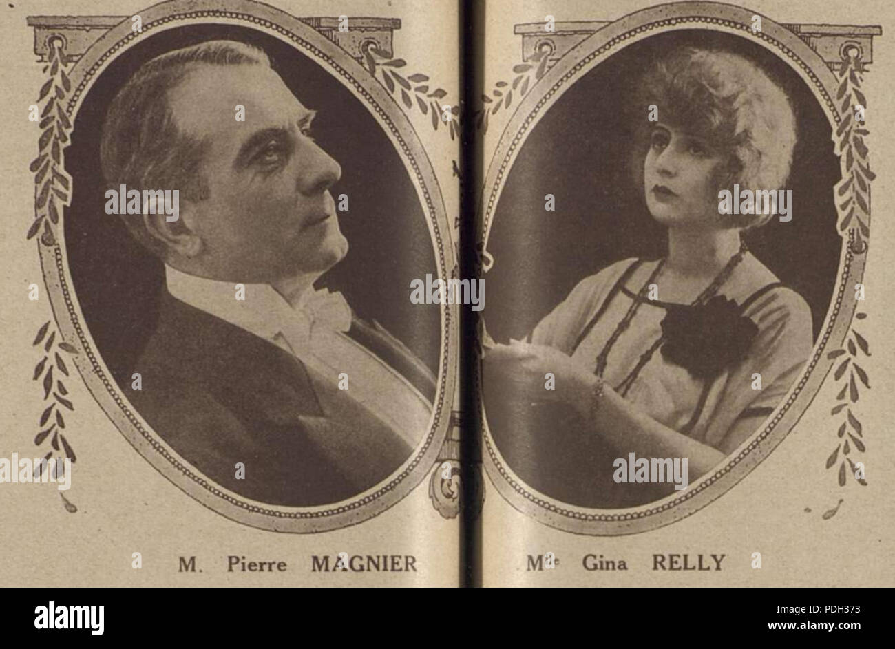 260 Pierre Magnier et Gina Relly dans La Dette (1920) Stock Photo