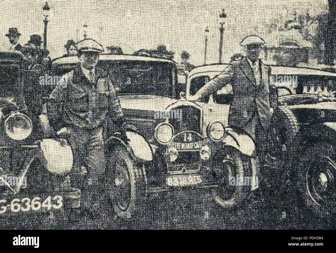 276 Rallye Monte Carlo 1931, de Lavalette sur Peugeot 201, à Paris Stock Photo