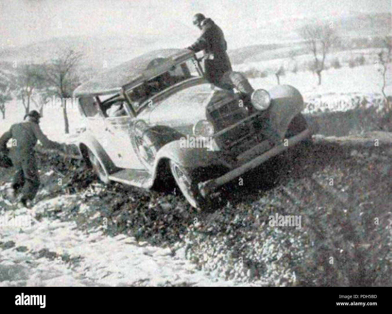 Hotchkiss 686 - Rallye Automobile de Monte-Carlo 1950 - Becquart
