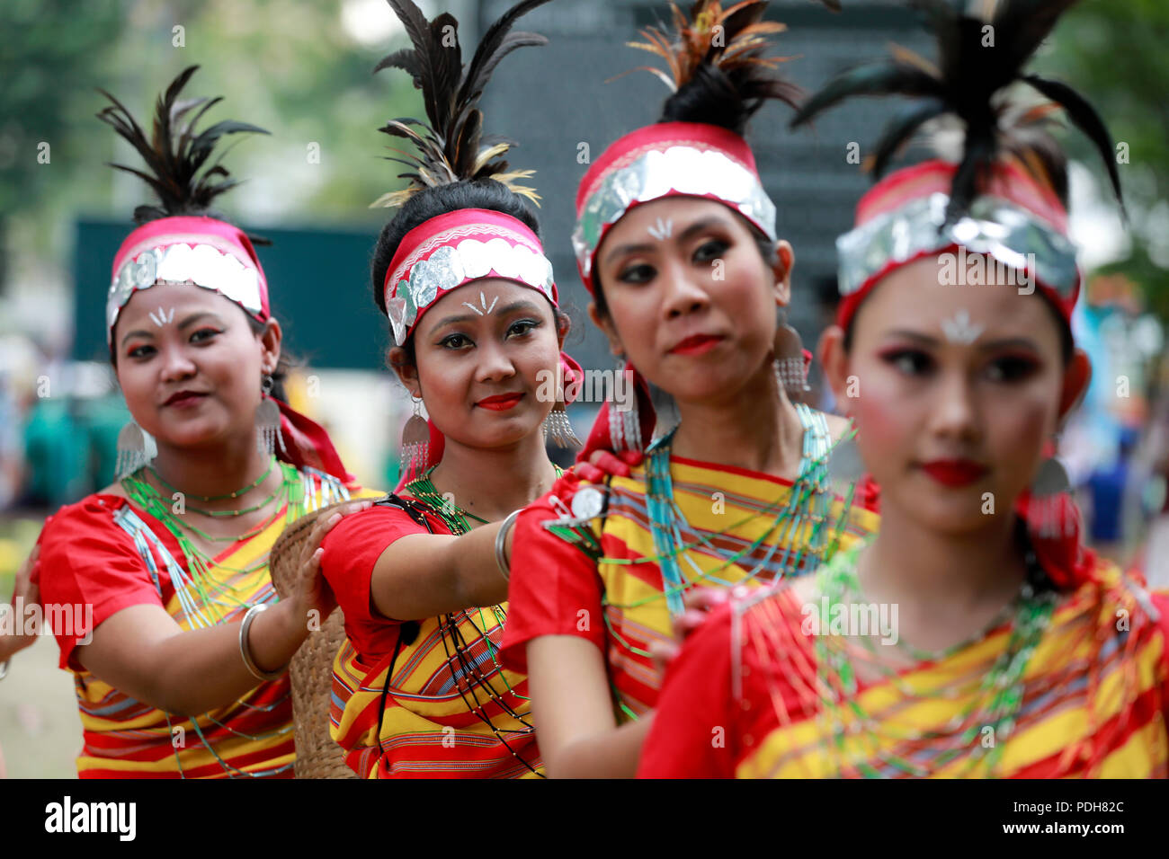 Dhaka, Bangladesh - August 09, 2018: Bangladeshi indigenous people ...